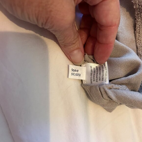 Bobi Beach crepe top, Tan, Med - Picture 12 of 12